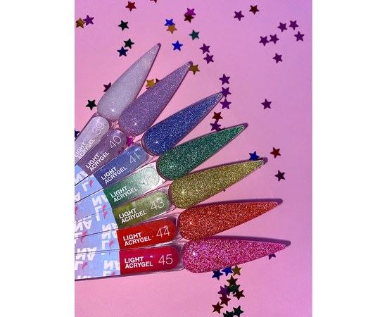 Изображение 7 Жидкий гель моделирующий для ногтей LUNAMoon Light Acrygel №39, 30 мл, Объем (мл, г): 30, Вариант: 39, Цвет: Молочный