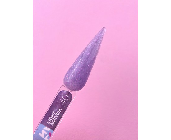 Изображение 3 Жидкий гель моделирующий для ногтей LUNAMoon Light Acrygel №40, 30 мл, Объем (мл, г): 30, Вариант: 40, Цвет: Фиолетовый