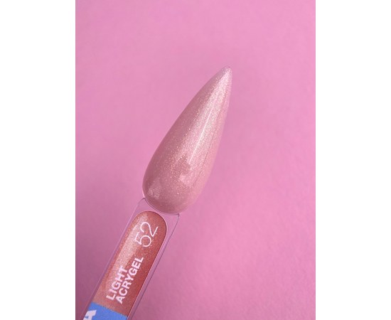 Изображение 2 Жидкий гель моделирующий для ногтей LUNAMoon Light Acrygel №52, 30 мл, Объем (мл, г): 30, Вариант: 52, Цвет: Персиковый