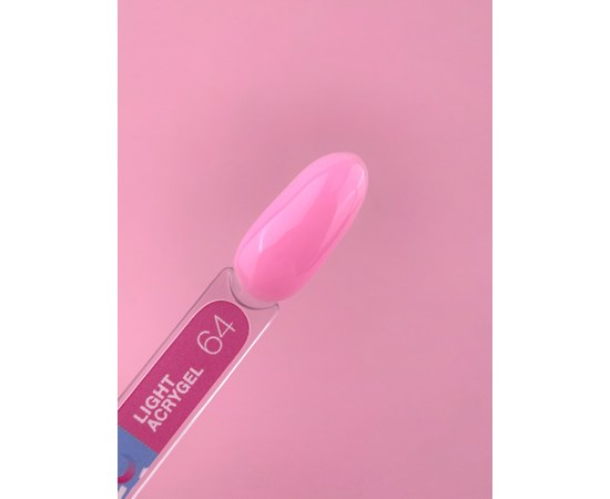 Изображение 3 Жидкий гель моделирующий для ногтей LUNAMoon Light Acrygel №64, 13 мл, Объем (мл, г): 13, Вариант: 64, Цвет: Розовый