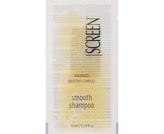 Изображение  Шампунь для гладкости волос Screen ABC Smooth Shampoo, 10 мл, Объем (мл, г): 10