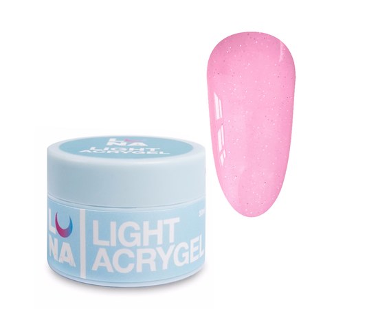 Изображение  Liquid modeling gel for nails LUNAMoon Light Acrygel No. 26, 30 ml, Volume (ml, g): 30, Color No.: 26, Color: Pink