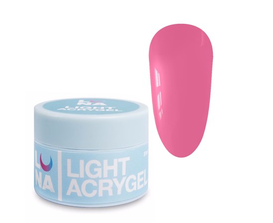 Изображение  Жидкий гель моделирующий для ногтей LUNAMoon Light Acrygel №35, 30 мл, Объем (мл, г): 30, Цвет №: 35, Цвет: Розовый