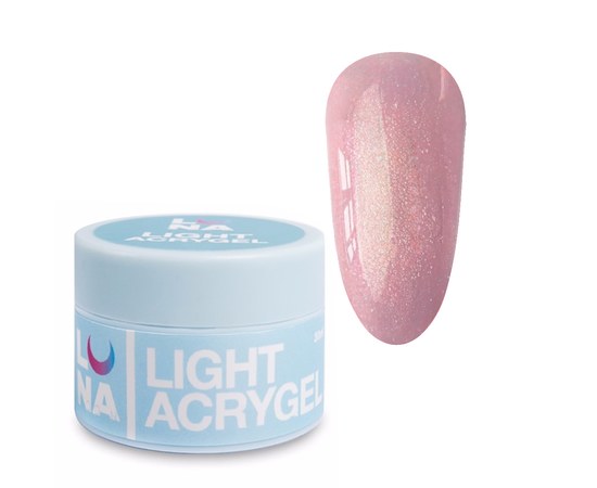 Изображение  Liquid modeling gel for nails LUNAMoon Light Acrygel No. 52, 30 ml, Volume (ml, g): 30, Color No.: 52, Color: Peach