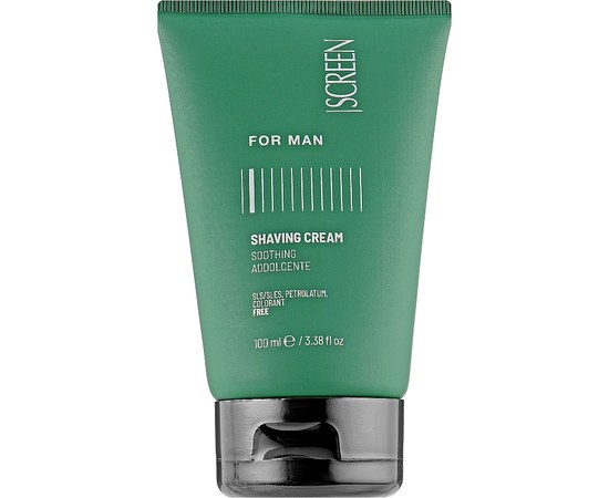 Зображення  Крем для гоління без піни Screen For Man Shaving Cream, 100 мл, Об'єм (мл, г): 100