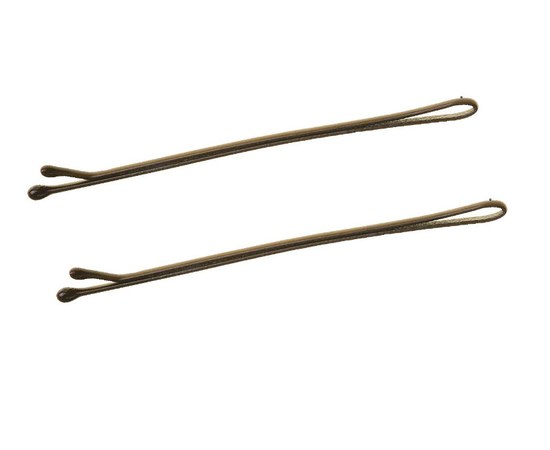 Изображение  TICO Professional straight bobby pins (300507) 50 mm brown, 100 g