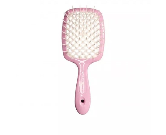 Изображение  Расческа для волос Janeke Superbrush Small Pink&White 94SP234 PNK розовая с белым 