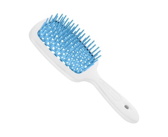 Изображение  Hair massage brush Janeke Superbrush Small White&Blue 56SP234 TSE 