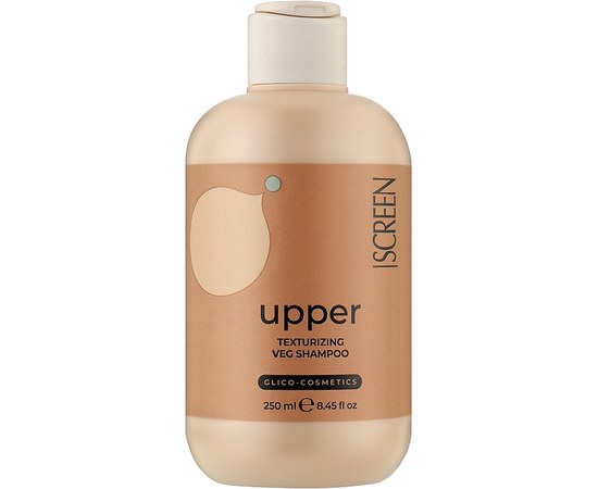 Изображение  Текстурующий шампунь для объема волос Screen Purest Upper Texturizing Veg Shampoo, 250 мл, Объем (мл, г): 250