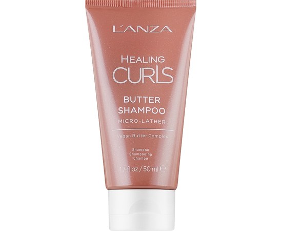 Зображення  Масляний шампунь для кучерявого волосся L'anza Healing Curls Power Butter Shampoo, 50 мл