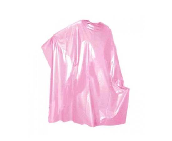 Зображення  Пеньюар одноразовий поліетиленовий Panni Mlada 0.9х1.6 м (50 шт/пачка) рожевий