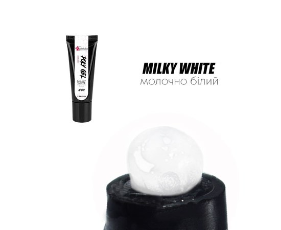 Изображение 2 Полигель  для ногтей Nails Molekula Poly Gel 00 Milky White, 30 мл, Объем (мл, г): 30, Вариант: 00