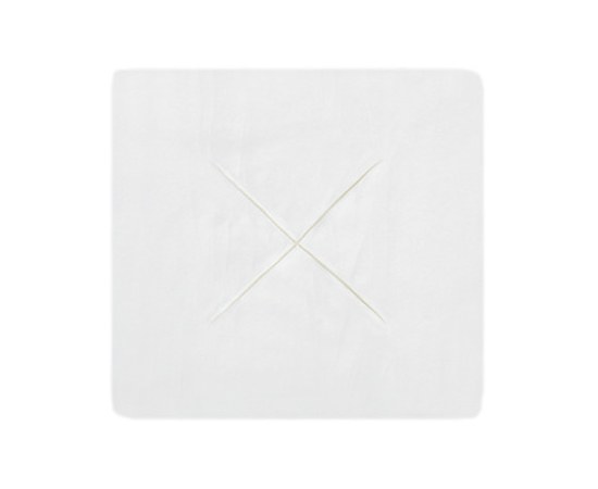 Зображення  Серветка для масажного столу з отвором X Polix Pro&Med 35х35 см (50 шт/пачка) зі спанбонду білий