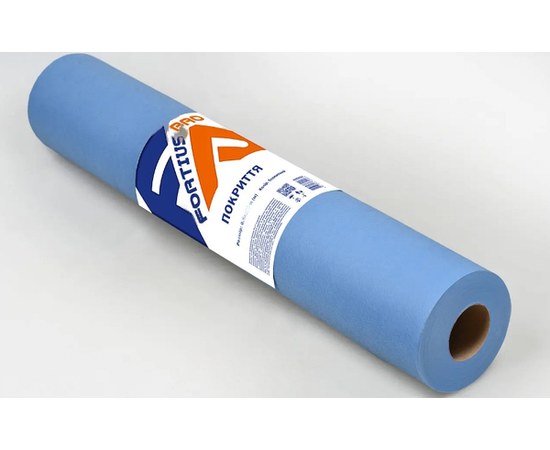 Изображение  Disposable spunbond coverings Fortius Pro 0.6x100 m (1 roll) blue, Sheet size: 60cm*100m, Color: Blue