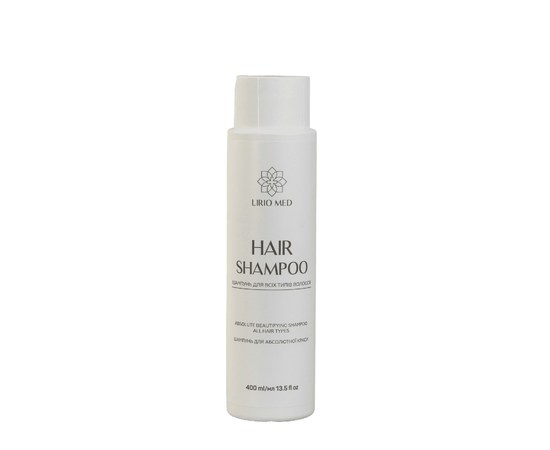 Зображення  Шампунь для всіх типів волосся Lirio Med Hair Shampoo, 400 мл, Об'єм (мл, г): 400