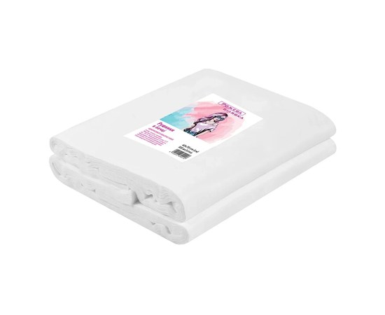 Изображение  Disposable spunlace towels net in pack Pink Blonde 40x70 cm (100 pcs/pack) white