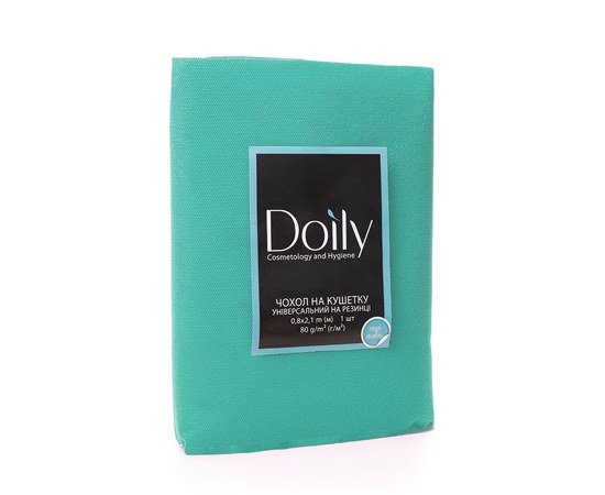 Изображение  Cover for the Doily couch 0.8x2.1 m (1 piece/pack) spunbond 80 g/m2 mint, Sheet size: 80 cm * 2.1 m, Color: Мятный