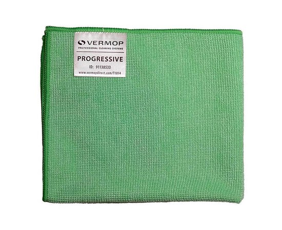 Изображение  Vermop Progressiv wet and dry cleaning cloth, 1 pc, green