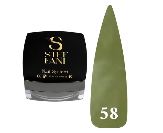 Изображение  Camouflage base for gel polish Steffani Cover Base No. 58, 30 ml, Volume (ml, g): 30, Color No.: 58