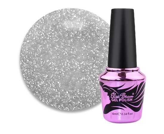 Изображение  Gel nail polish Elise Braun Go-Go 10 ml, № 01, Volume (ml, g): 10, Color: 1