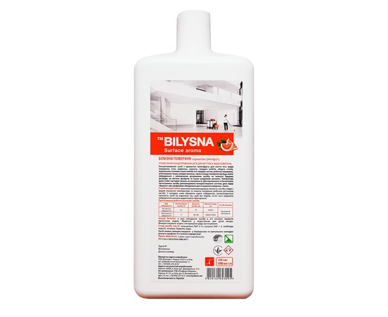 Изображение  Bilyzna Surface (grapefruit) 1000 ml - concentrate for cleaning surfaces, Blanidas , Volume (ml, g): 1000