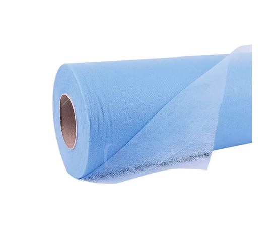 Изображение  Polix Pro&Med sheets (1 roll) 0.8x100 m spunbond blue, Sheet size: 80cm*100m, Color: Blue