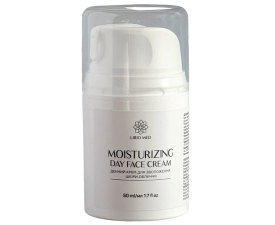 Зображення  Денний крем для зволоження шкіри обличчя Lirio Med Moisturizing Day Face Cream, 50 мл