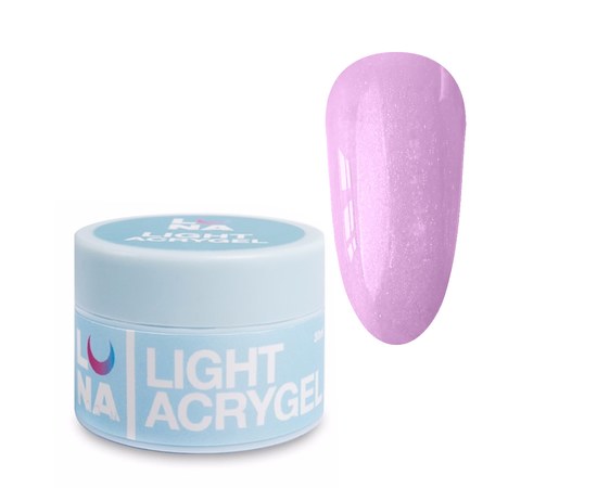 Изображение  Liquid modeling gel for nails LUNAMoon Light Acrygel No. 54, 30 ml, Volume (ml, g): 30, Color No.: 54, Color: Violet