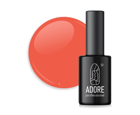 Изображение  Stained glass gel polish Adore Professional MG-24 garnet blush stained glass, 8 ml, Volume (ml, g): 8, Color No.: 24