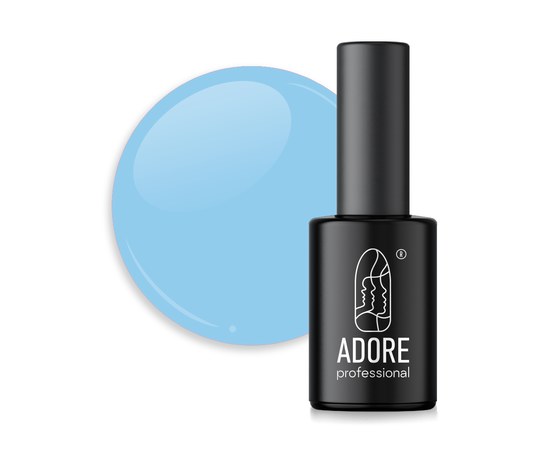 Изображение  Stained glass gel polish Adore Professional MG-27 sapphire blue stained glass, 8 ml, Volume (ml, g): 8, Color No.: 27