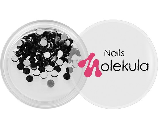 Изображение  Камешки Nails Molekula Swarovski №3 черные, 100 шт