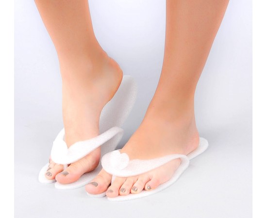 Изображение  Disposable slippers Econom Panni Mlada (1 pair/pack) s. 36-40 white