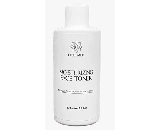 Зображення  Тонік для зволоження шкіри обличчя Lirio Med Moisturizing Face Toner, 200 мл