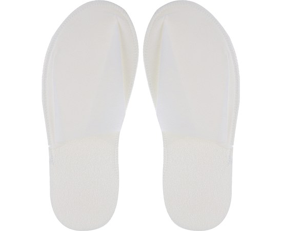 Изображение  Disposable slippers Panni Mlada (50 pairs/pack) s. 40-44 white