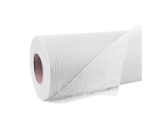 Изображение  Polix Pro&Med sheets (1 roll) 0.6x100 m spunbond white, Sheet size: 60cm*100m, Color: White