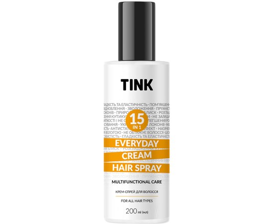 Зображення  Крем-спрей для волосся Tink Cream Hair Spray, 200 мл