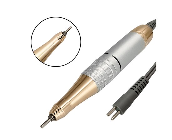 Изображение  Сменная ручка для фрезера S-215 30 000 об/мин (2 канальный разъем) 18V, серебрянная