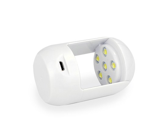 Зображення 2 Ультрафіолетова міні лампа для нігтів UV LED Cute Robert 12 Вт USB, біла