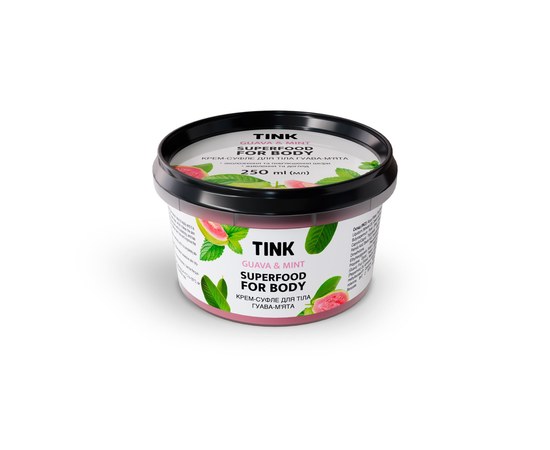 Изображение  Крем-суфле для тела "Гуава и мята" Tink Superfood For Body Guava & Mint, 250 мл