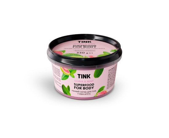Изображение  Скраб для тела пенный "Гуава и мята" Tink Superfood For Body Guava & Mint, 330 г