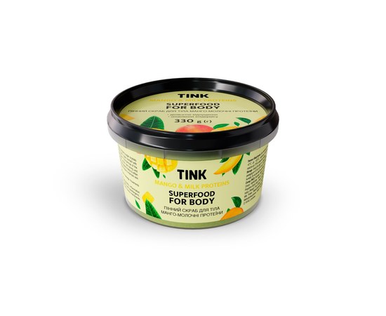 Изображение  Скраб для тела пенный "Манго и молочные протеины" Tink Superfood For Body Mango & Milk Proteins, 330 г