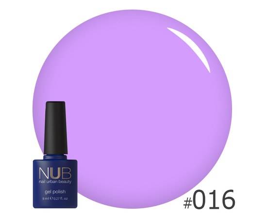 Изображение  Nail gel polish NUB 8 ml No. 016, Volume (ml, g): 8, Color No.: 16