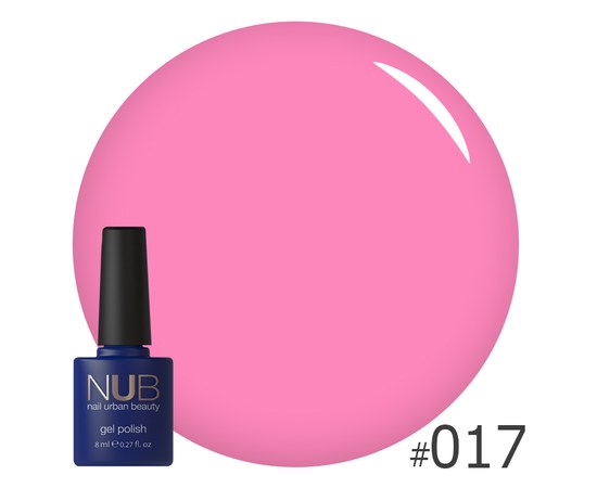 Изображение  Nail gel polish NUB 8 ml No. 017, Volume (ml, g): 8, Color No.: 17