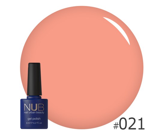 Изображение  Gel polish for nails NUB 8 ml № 021, Volume (ml, g): 8, Color No.: 21