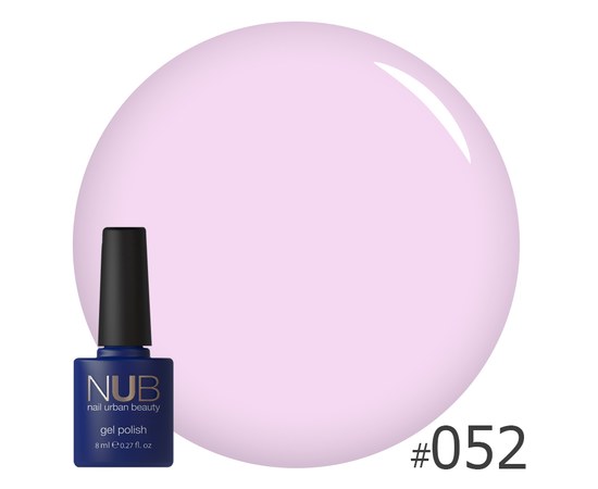 Изображение  Gel polish for nails NUB 8 ml № 052, Volume (ml, g): 8, Color No.: 52
