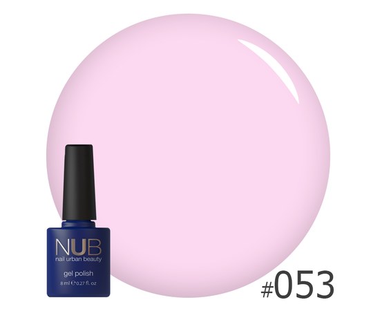 Изображение  Gel polish for nails NUB 8 ml № 053, Volume (ml, g): 8, Color No.: 53