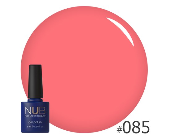 Изображение  Gel polish for nails NUB 8 ml № 085, Volume (ml, g): 8, Color No.: 85