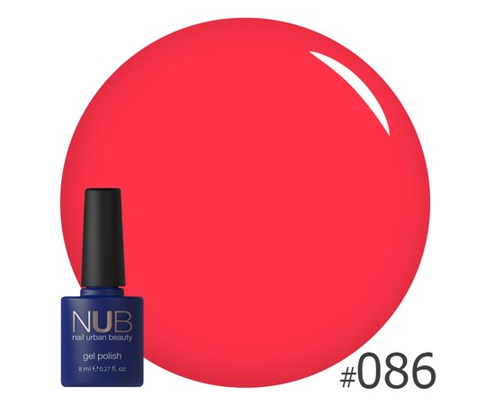 Изображение  Nail gel polish NUB 8 ml № 086, Volume (ml, g): 8, Color No.: 86