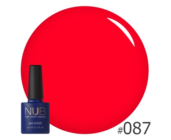 Изображение  Gel polish for nails NUB 8 ml № 087, Volume (ml, g): 8, Color No.: 87