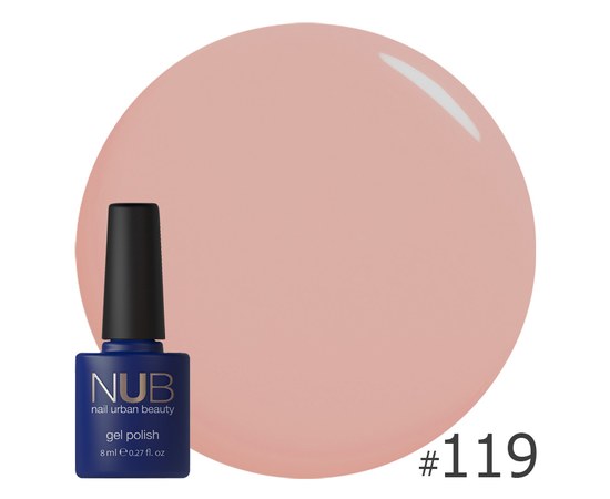 Изображение  Gel polish for nails NUB 8 ml № 119, Volume (ml, g): 8, Color No.: 119